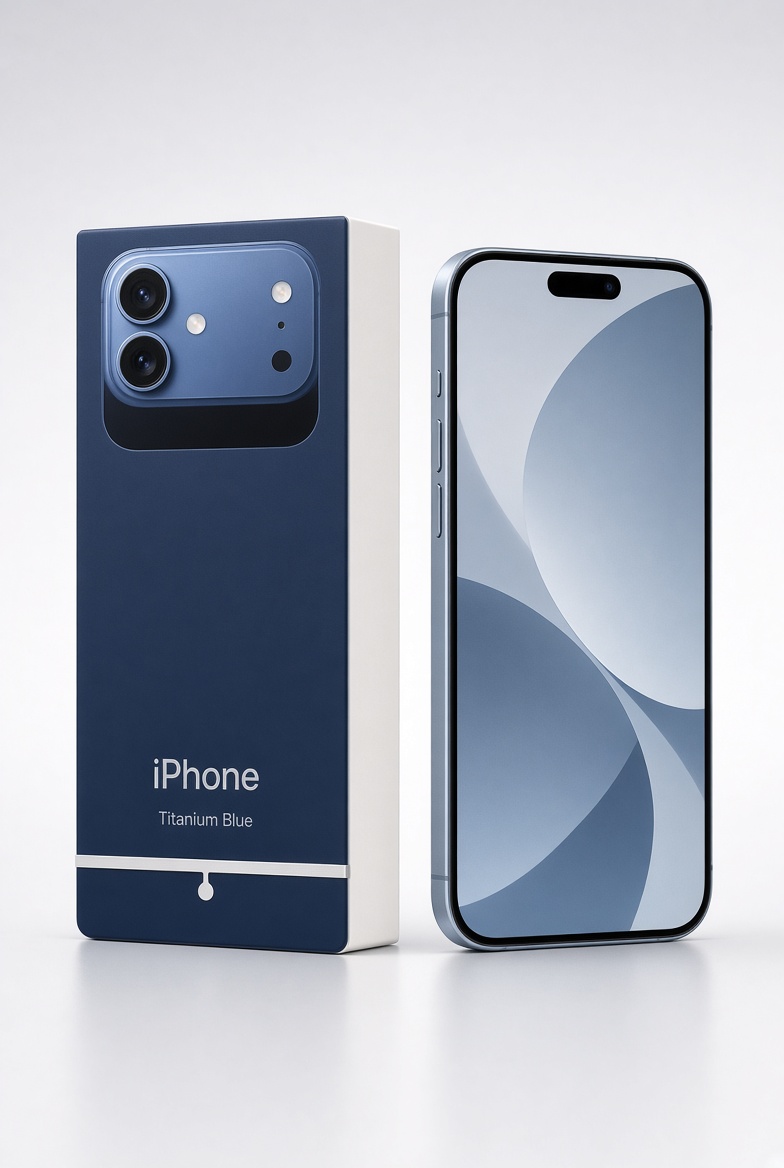 iPhone Titanium Blue